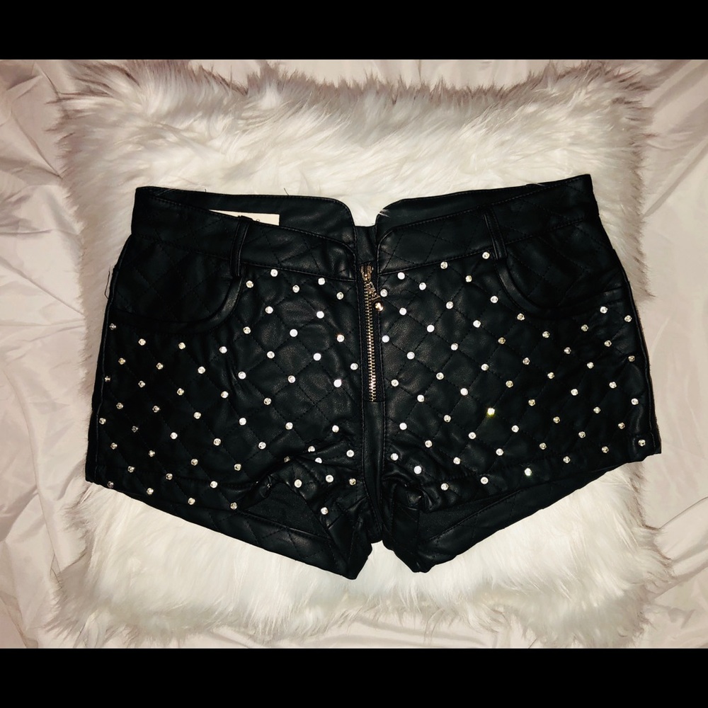 Leather Shorts